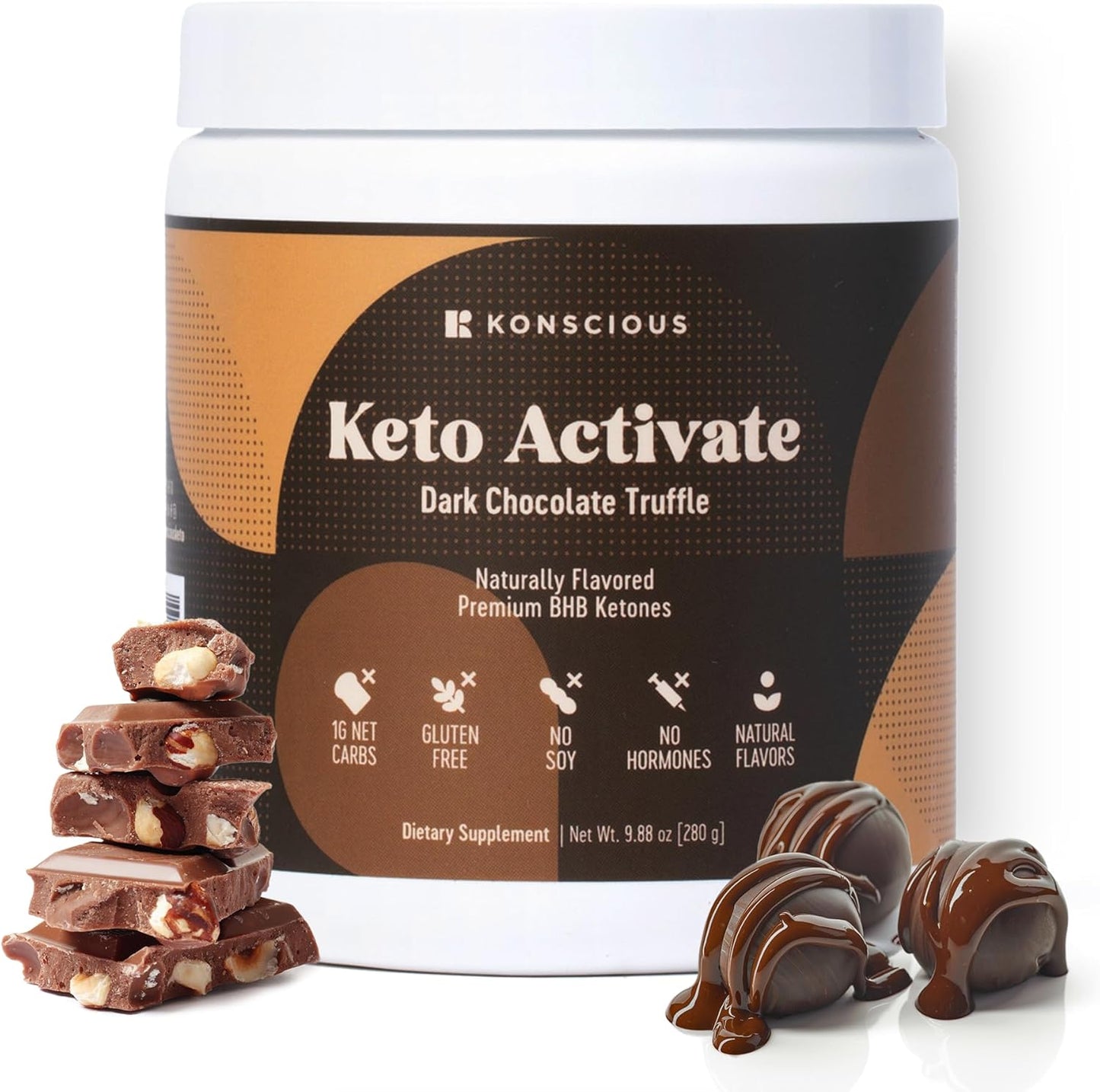 Dark Chocolate Truffle Exogenous Ketones Drink