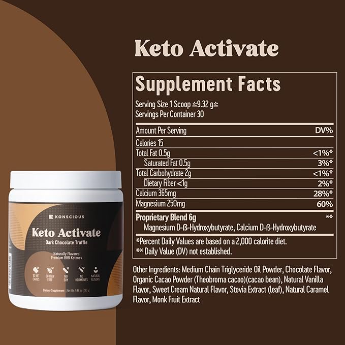 Dark Chocolate Truffle Exogenous Ketones Drink