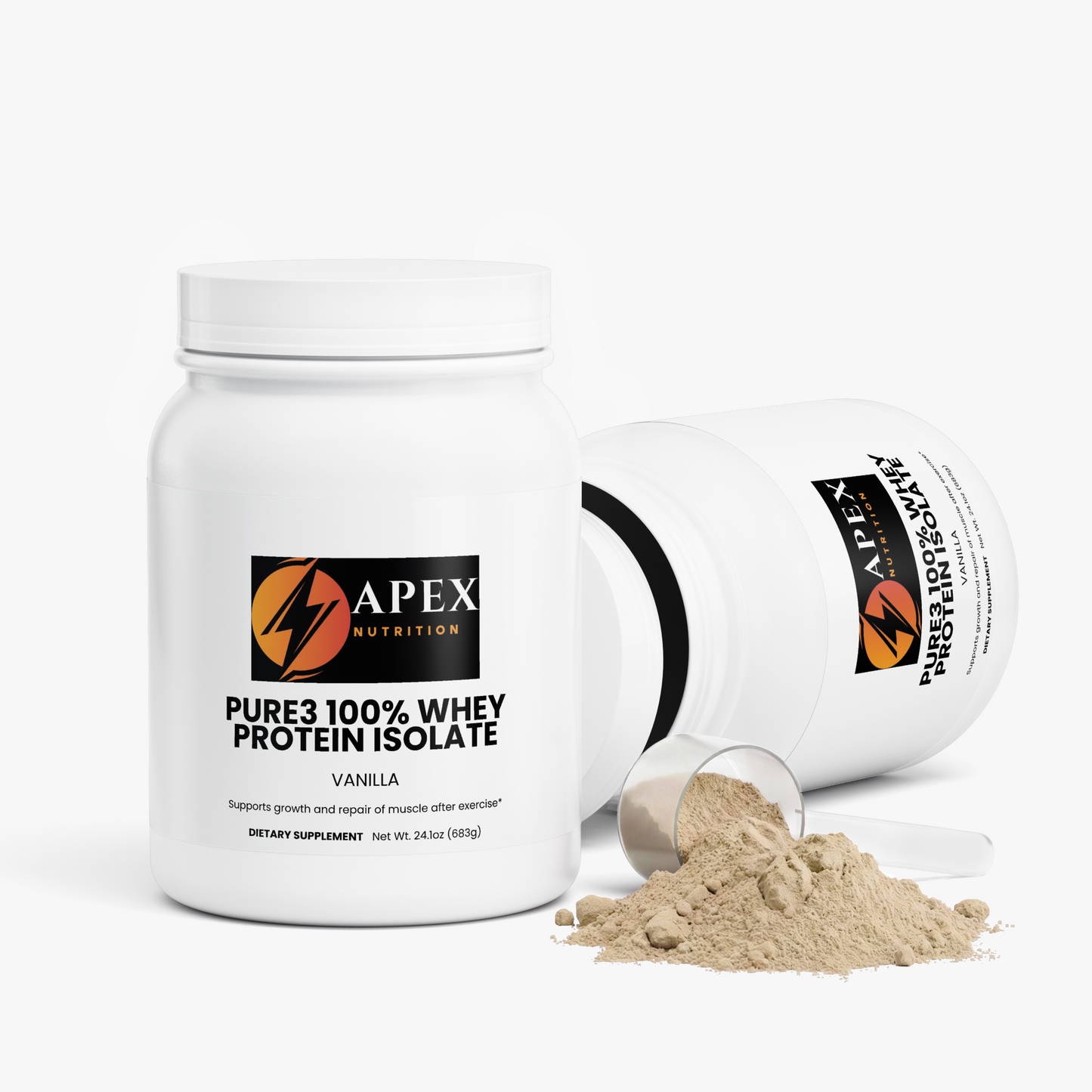 Pure3 100% Whey Protein Isolate (Vanilla)