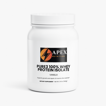 Pure3 100% Whey Protein Isolate (Vanilla)