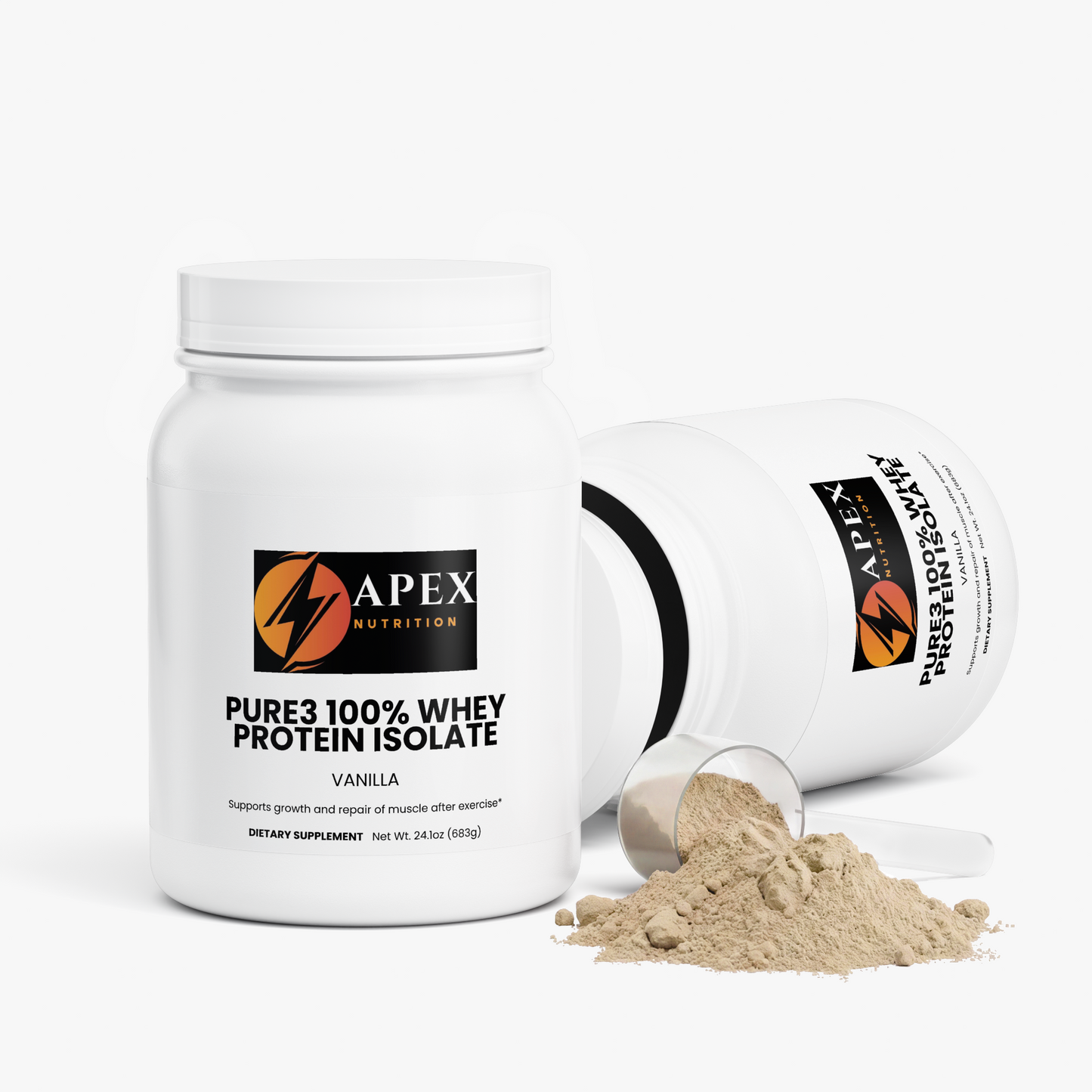 Pure3 100% Whey Protein Isolate (Vanilla)