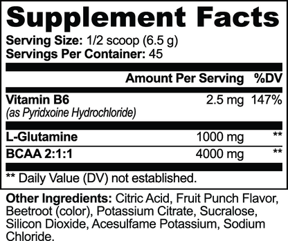 BCAA Shock Powder (Fruit Punch)