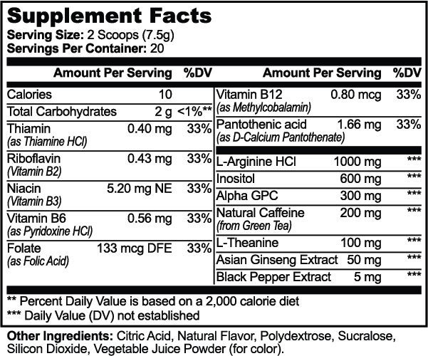 Focus Powder (Sour Grape)