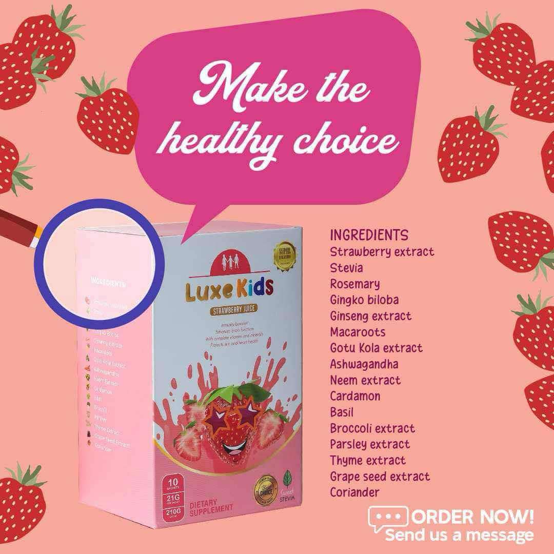 Luxe Kids STRAWBERRY JUICE